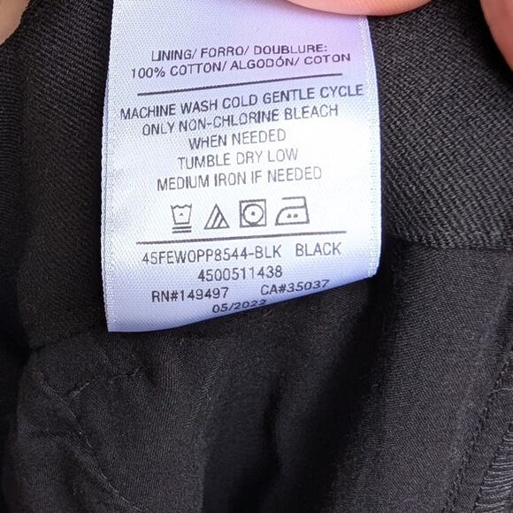 Favorite Daughter Black The Favorite Pant Pleat High-rise Wide Leg Pants, size 0 - Picture 10 of 10